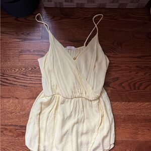 Yellow Polkadot Romper